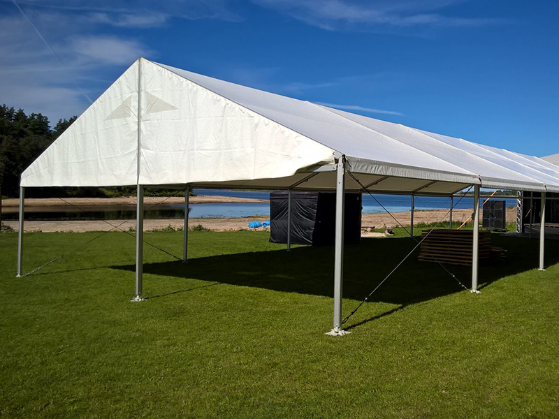 Big Tent 10 20 White Rent of tents equipment for events rental of tables floors textiles Riga Latvia